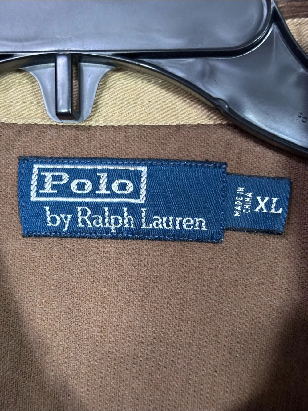Vintage Polo Ralph Lauren Corduroy Pheasant L/S Button Up Shirt Men XL Brown